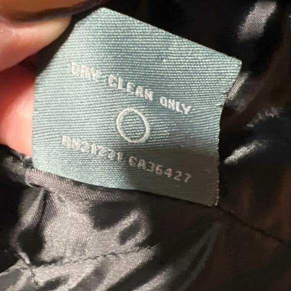 I. Spiewak & Sons Mens Double Breasted Wool Peak Coat Black Size Large - Picture 12 of 14